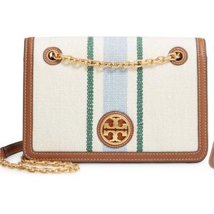 Tory Burch Carson Stripe Convertible Shoulder Bag